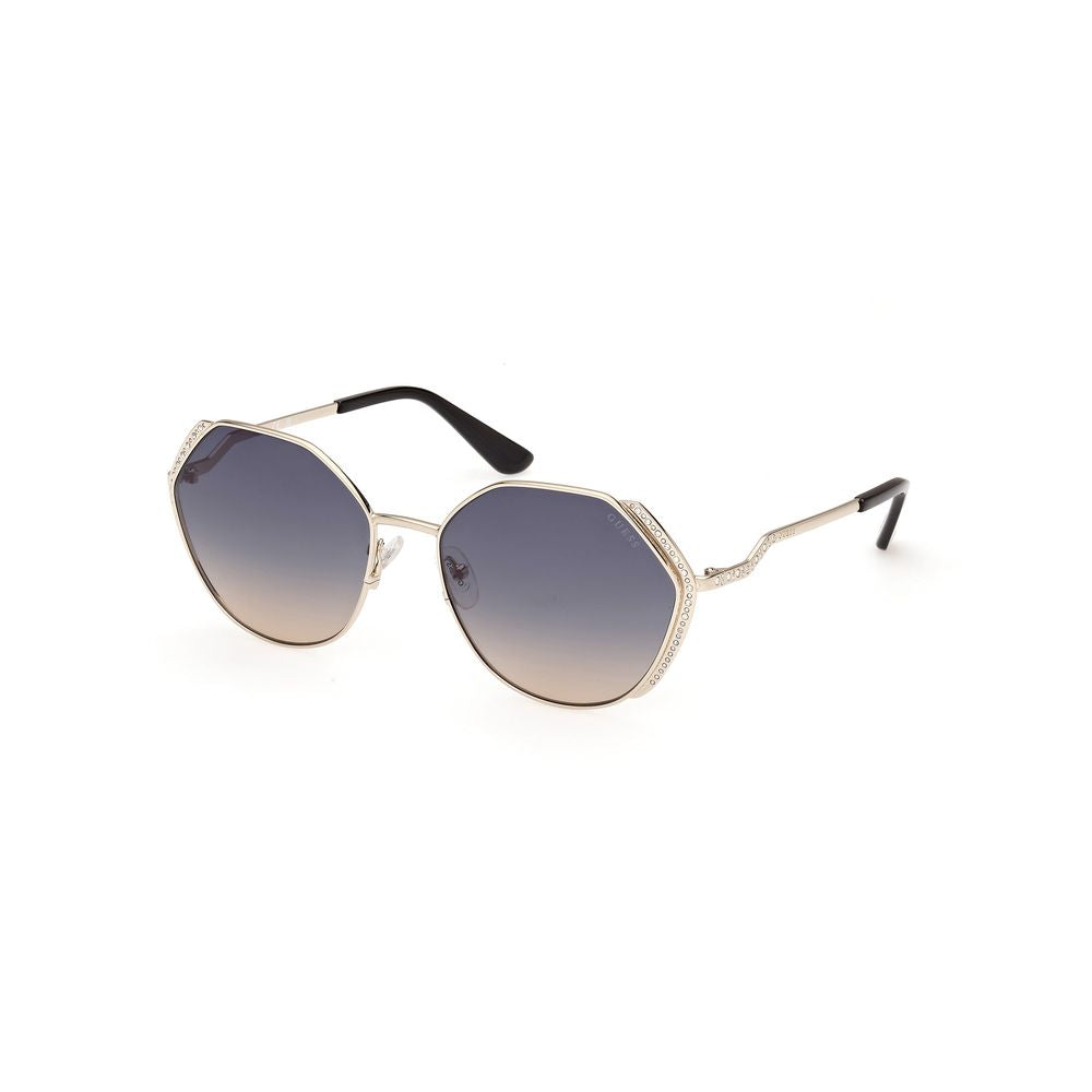 Guess Gold Metal Sunglasses