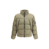 C.P. Company Green Polyamide Full-Length Jacket