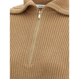 Max Mara Brown Wool Top