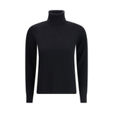 Max Mara Black Wool Turtleneck