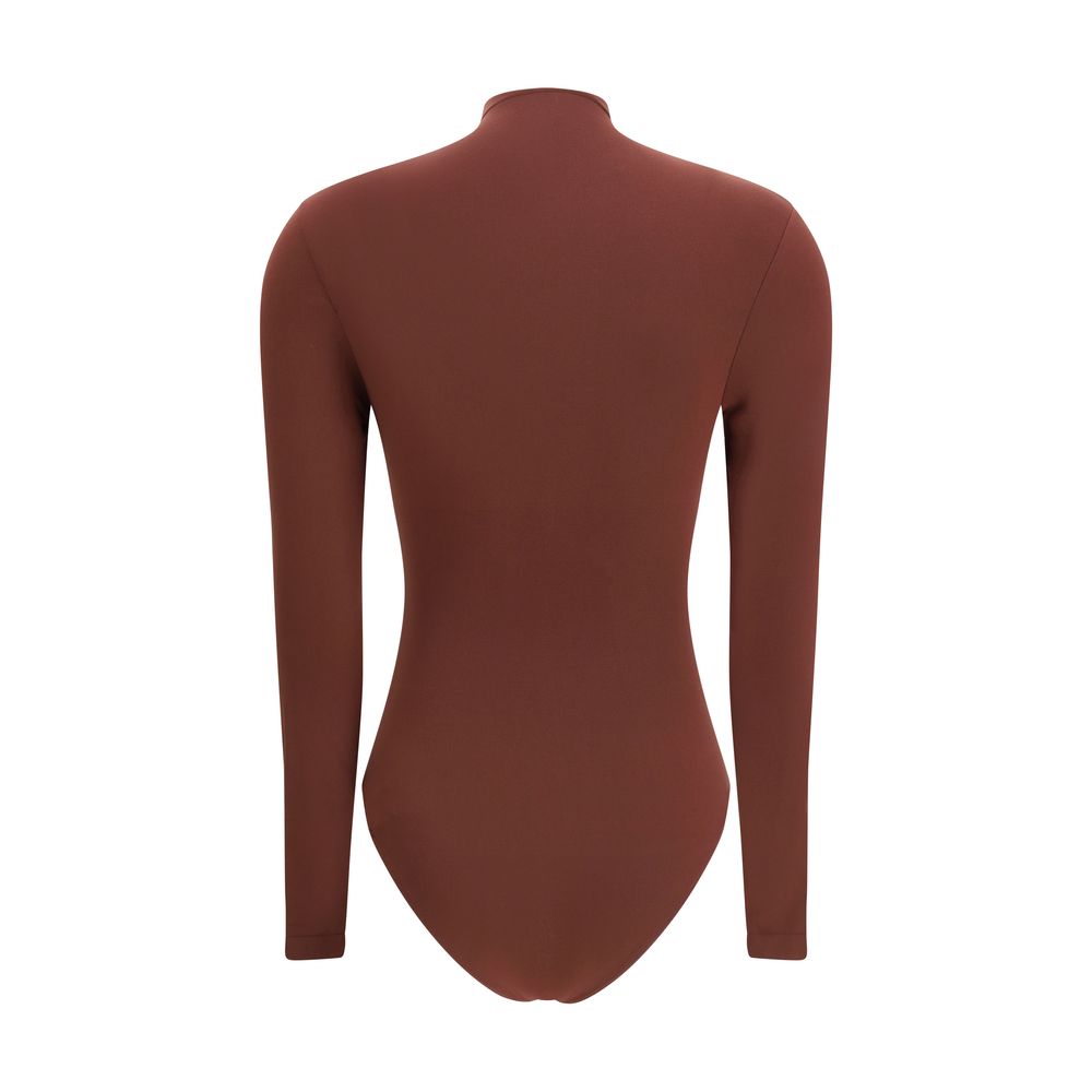 Wolford Bordeaux Polyamide Top