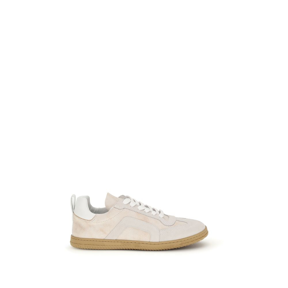 Pierre Hardy Cream Calf Leather Bos Taurus Low Top Sneakers