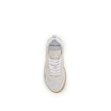 Pierre Hardy Cream Calf Leather Bos Taurus Low Top Sneakers