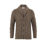 Gran Sasso Brown Wool Cardigan