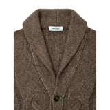 Gran Sasso Brown Wool Cardigan