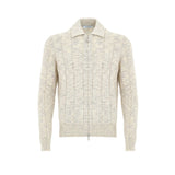 Gran Sasso Gray Wool Cardigan