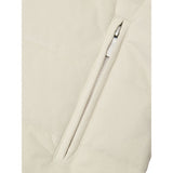 Gran Sasso White Wool Full-Length Jacket