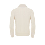 Gran Sasso White Cashmere Cashmere Sweater