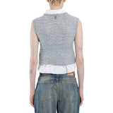 Acne Studios Gray Marabou Waistcoat