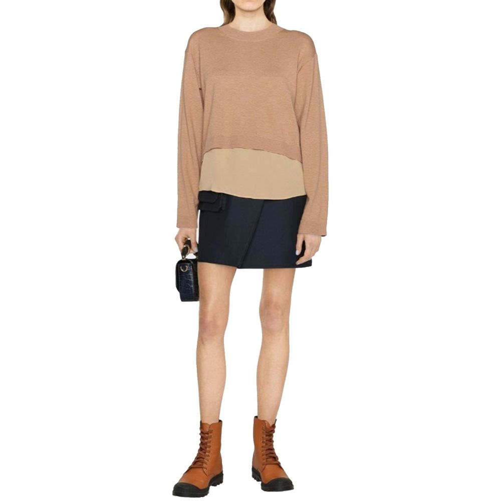 See By Chloé Brown Cotton Sweatshirt
