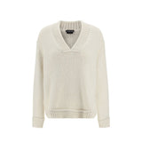 Tom Ford White Alpaca Leather Sweatshirt