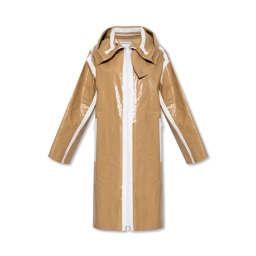 Bottega Veneta Brown Linen Coat