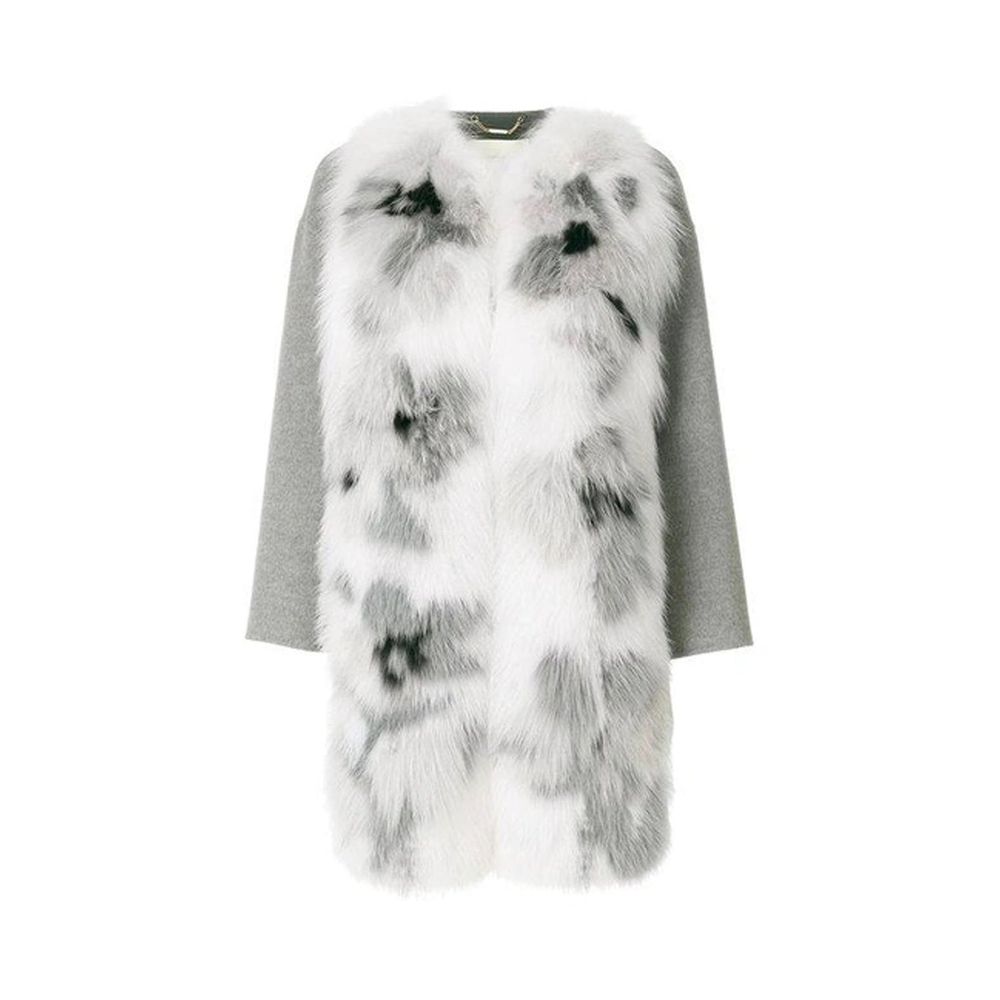 Fendi Gray Cashmere Coat