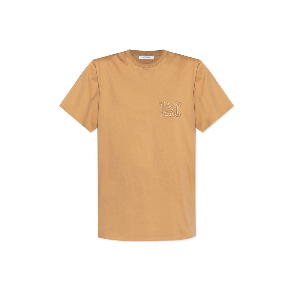 Max Mara Brown Cotton T-Shirt