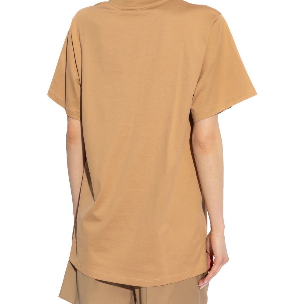 Max Mara Brown Cotton T-Shirt