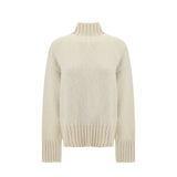 Jil Sander White Silk Sweatshirt