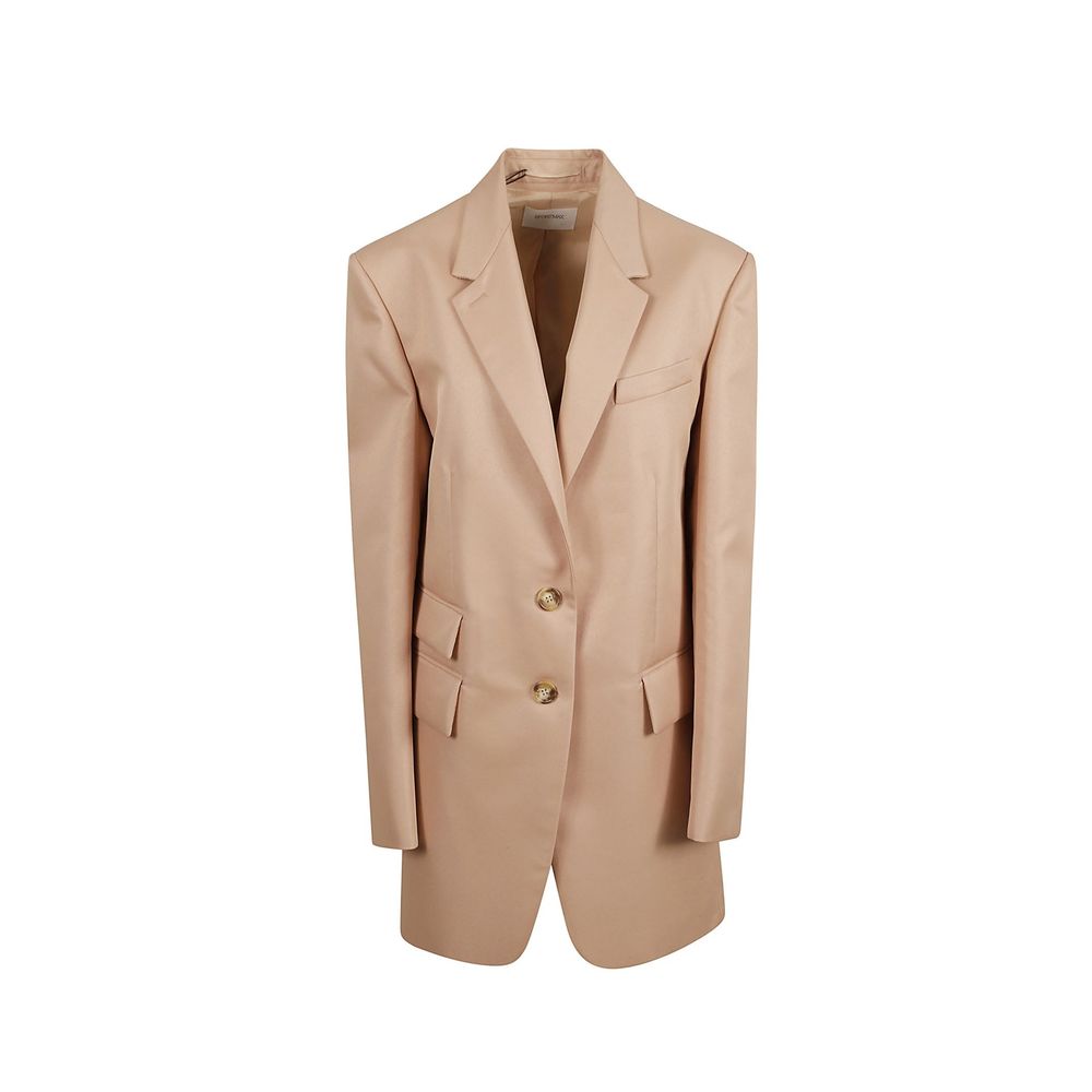 Max Mara Beige Polyester Blazer