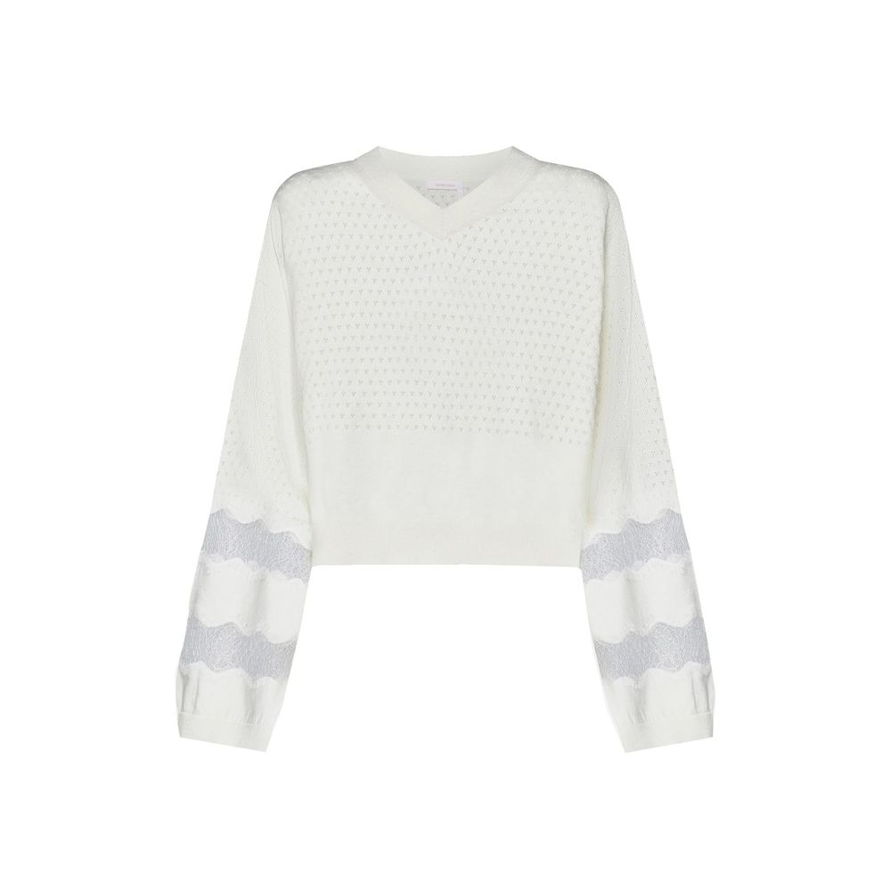 See By Chloé White Cotton Sweatshirt