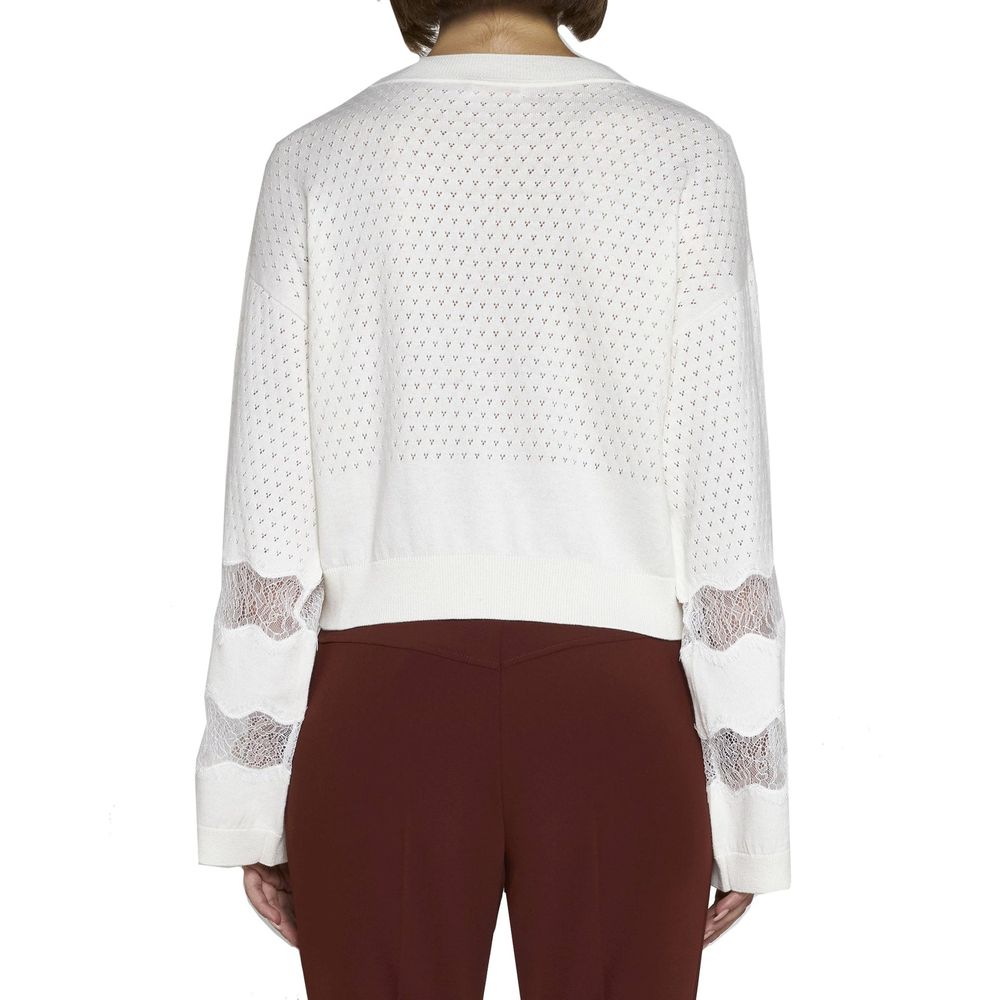 See By Chloé White Cotton Sweatshirt