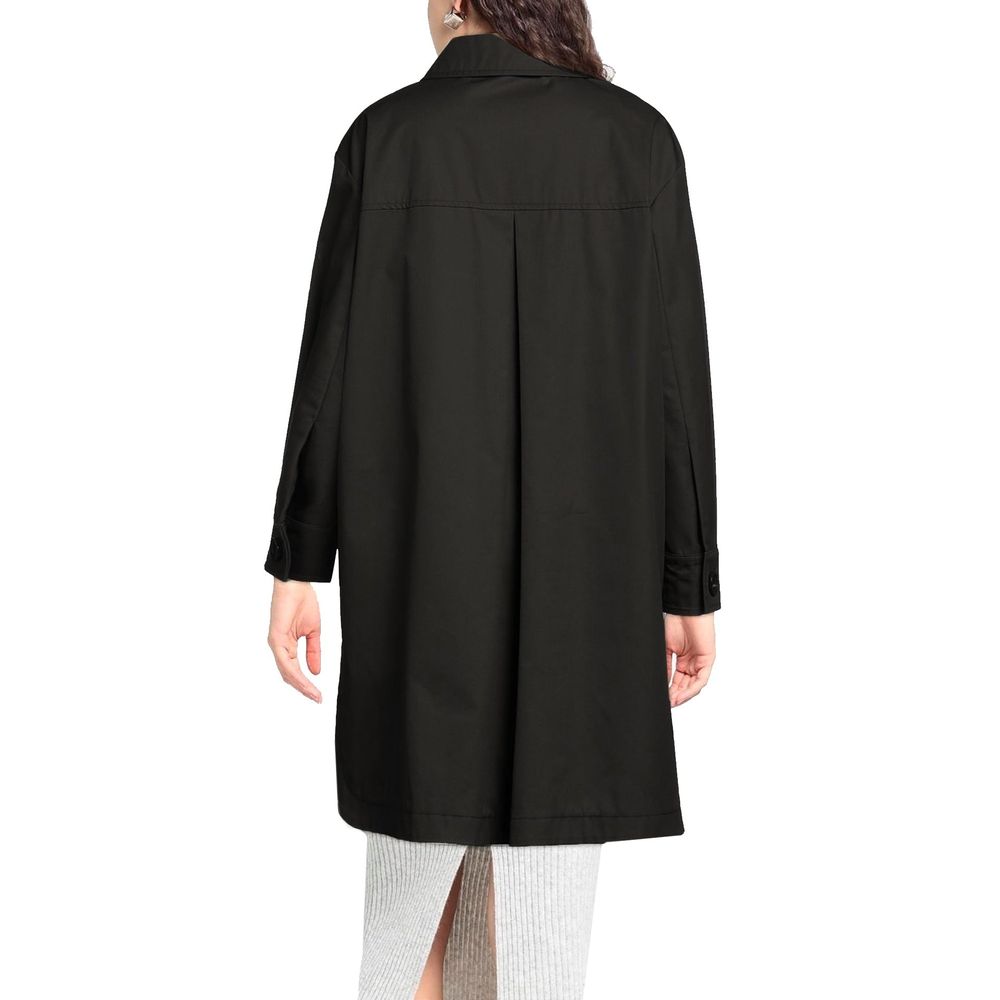 Herno Black Cotton Parka