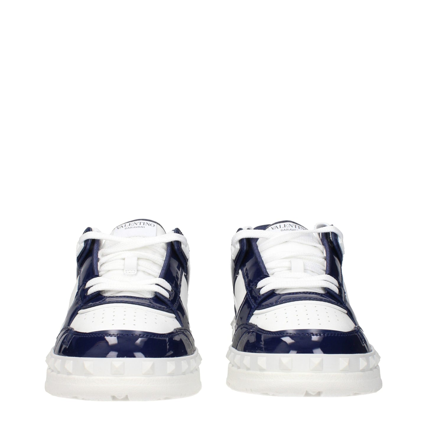 Valentino Garavani White Leather Low Top Sneakers