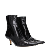 Maison Margiela Black Leather Ankle Boots