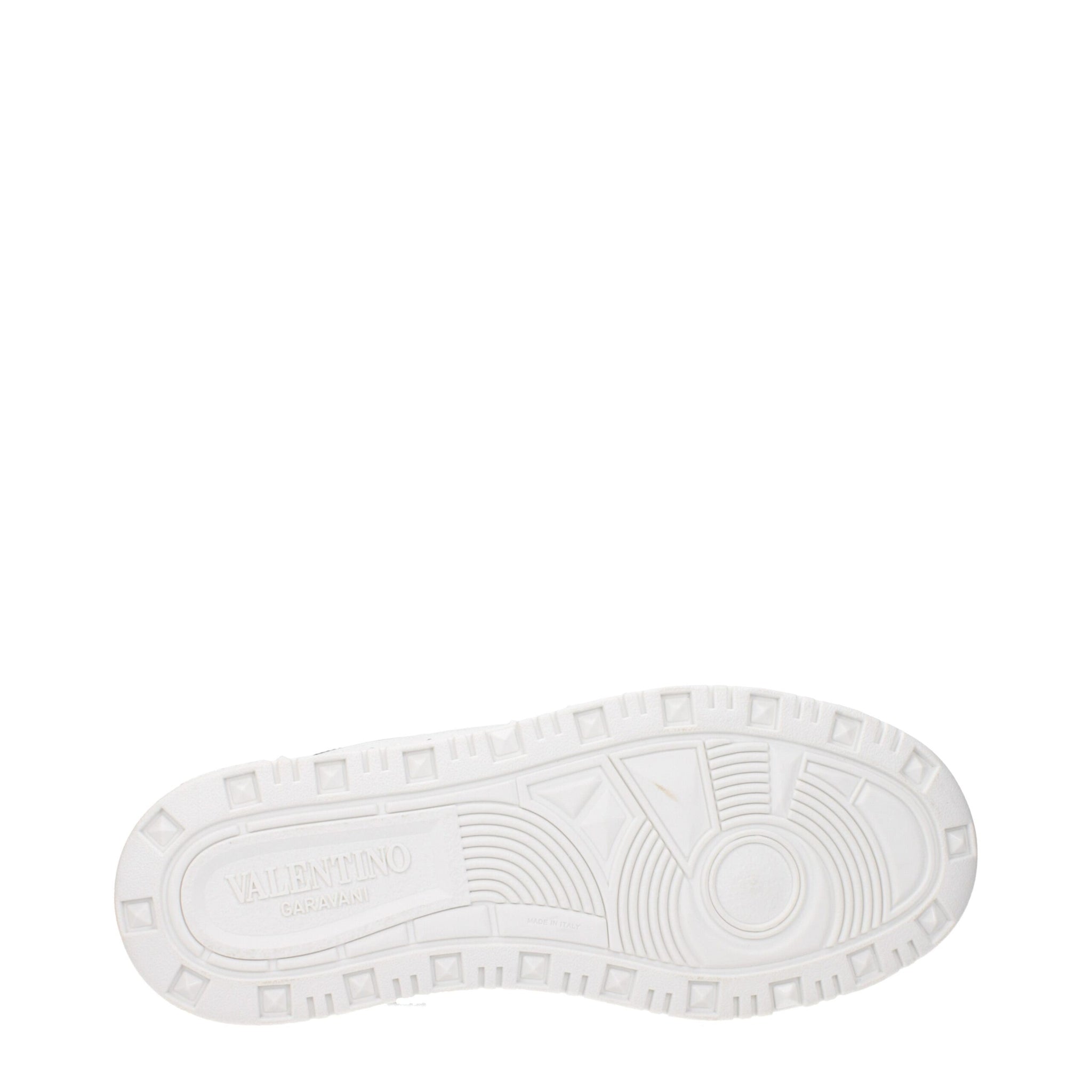 Valentino Garavani White Leather Low Top Sneakers