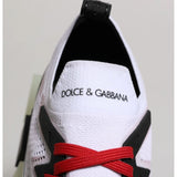 Dolce & Gabbana White Polyester Sneaker