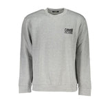 Cavalli Class Gray Cotton Sweatshirt