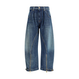 PINKO Blue Cotton Jeans Denim