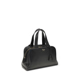 Prada Black Calf Leather Bos Taurus Handbag