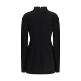 Max Mara Black Polyester Casual Dress