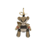 Burberry Beige Cashmere Keychain