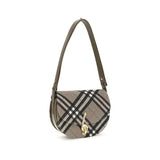 Burberry Gray Fabric Shoulder Bag