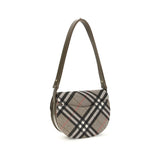 Burberry Gray Fabric Shoulder Bag