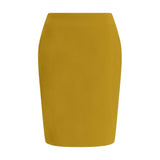 Saint Laurent Yellow Viscose Skirt