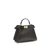 Fendi Brown Calf Leather Bos Taurus Shoulder Bag