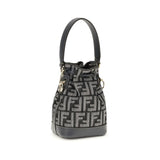Fendi Blue Fabric Shoulder Bag