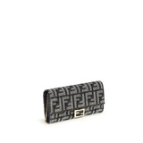Fendi Blue Cotton Wallet