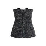 Diesel Gray Polyester Top