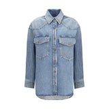 Agolde Blue Denim Shirt