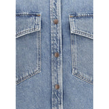 Agolde Blue Denim Shirt