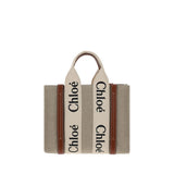 Chloé Brown Canvas Handbag