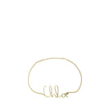 Chloé Gold Brass Thin Belt