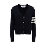 Thom Browne Blue Fleece Wool Polo Shirt