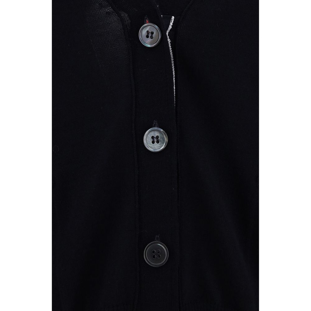 Thom Browne Blue Fleece Wool Polo Shirt