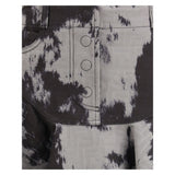 Fendi Black Cotton Mini Skirt