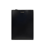 Jil Sander Black Calf Leather Bos Taurus Shoulder Bag