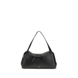 Jil Sander Black Calf Leather Bos Taurus Shoulder Bag
