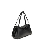 Jil Sander Black Calf Leather Bos Taurus Shoulder Bag